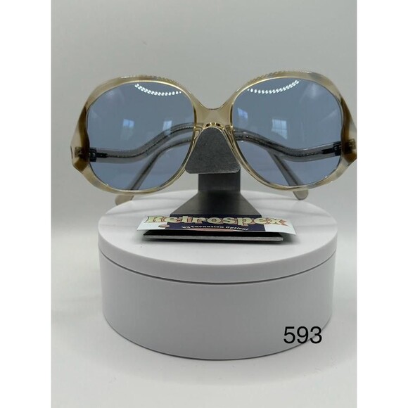 NEW Vintage Oversize Sunglasses | Non RX | Drop Temple Style | Made in USA - Picture 3 of 8